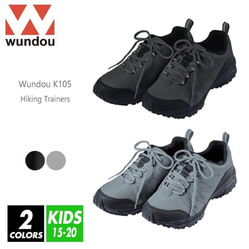 [ จากญี่ปุ่น ] WUNDOU 🇯🇵 แท้ 💯% รองเท้าผ้าใบ เดินป่า ปีนเขา K-105 39 (24.5 CM) มือสอง Active shoes H