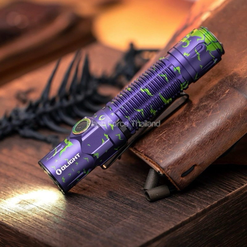 ไฟฉายแทคติคอล Olight Warrior 3s สว่างสูงถึง 2300 ลูเมนส์ ส่องไกล 300 ม. ปรับความสว่างได้เยอะ ชาร์จท้ายแม่เหล็ก กันกระแทก