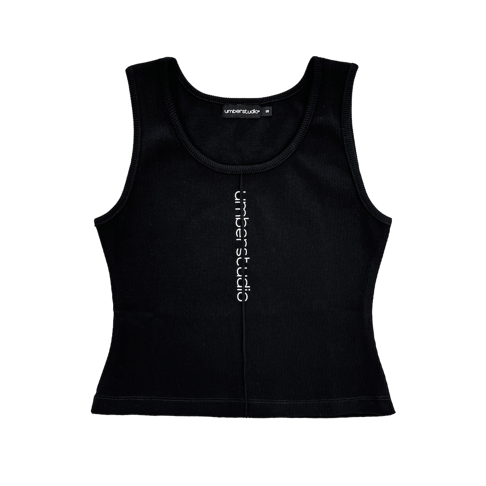[NEW IN] Umberstudio U-neck Sleeveless Top เสื้อกล้ามแขนกุด ปักโลโก้ สีเทา,ดำ,ขาว,แดง