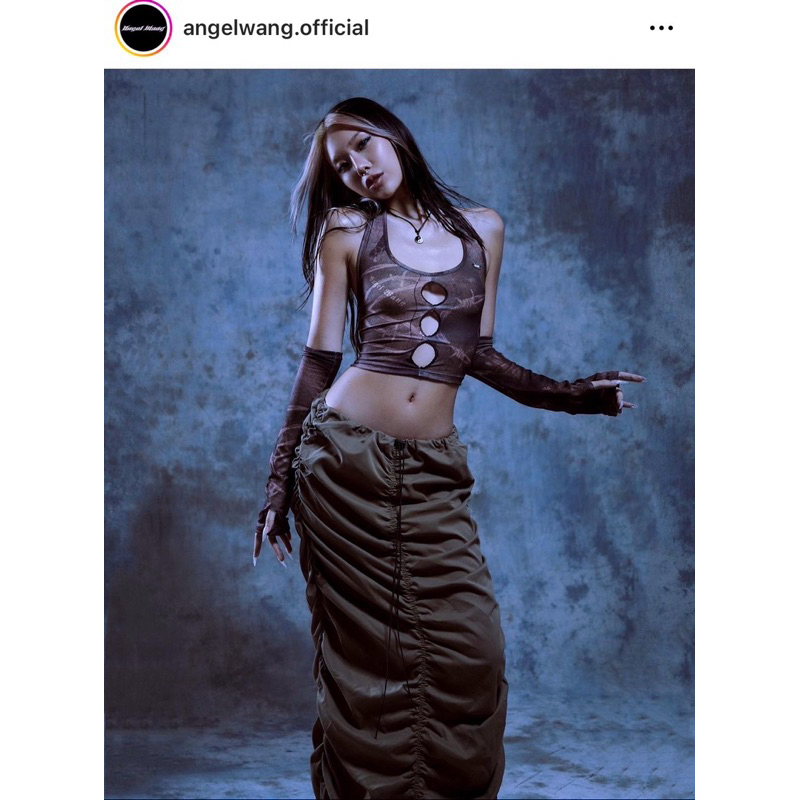 ส่งต่อ ANGELWANG - GUNK LONG SKIRT (กระโปรงยาว)