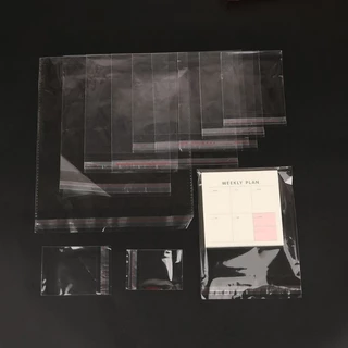 ถุงใสฝากาว OPP ขนาดเล็ก (แพค100ใบ) ซองพลาสติก ซองใส ซองแก้วใส พลาสติกใส่อเนกประสงค์