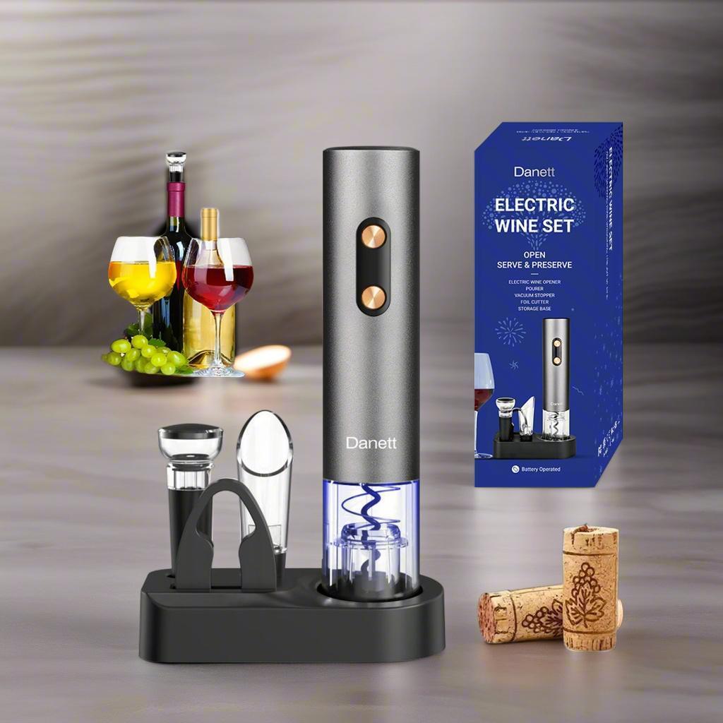ที่เปิดขวดไวน์ B-HOME ที่เปิดไวน์ไฟฟ้า ที่เปิดไวน์ อัตโนมัติ ที่เปิดจุกไวน์ electric wine opener อุปกรณ์เปิดขวดไวน์
