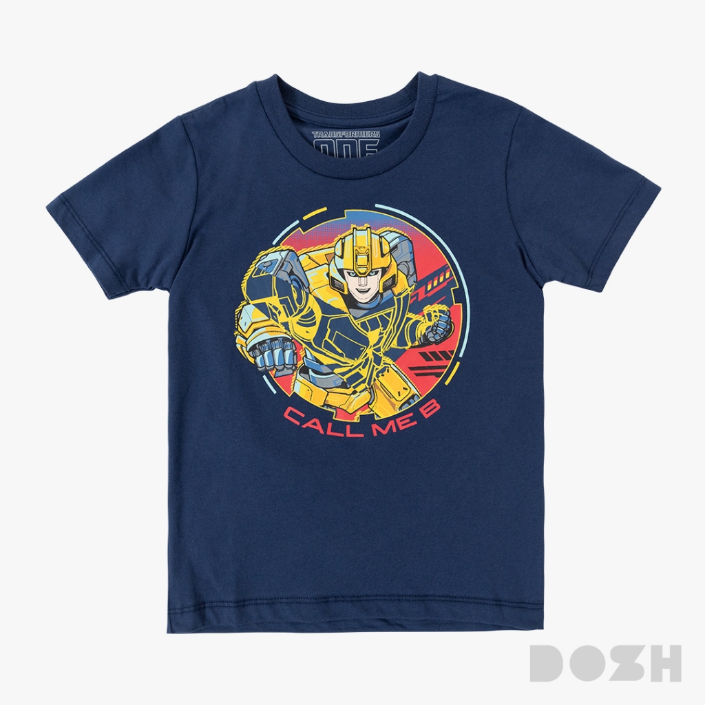 DOSH BOY'S T-SHIRTS TRANSFORMERS เสื้อยืดคอกลมเด็กผู้ชาย DTBT5081-NV