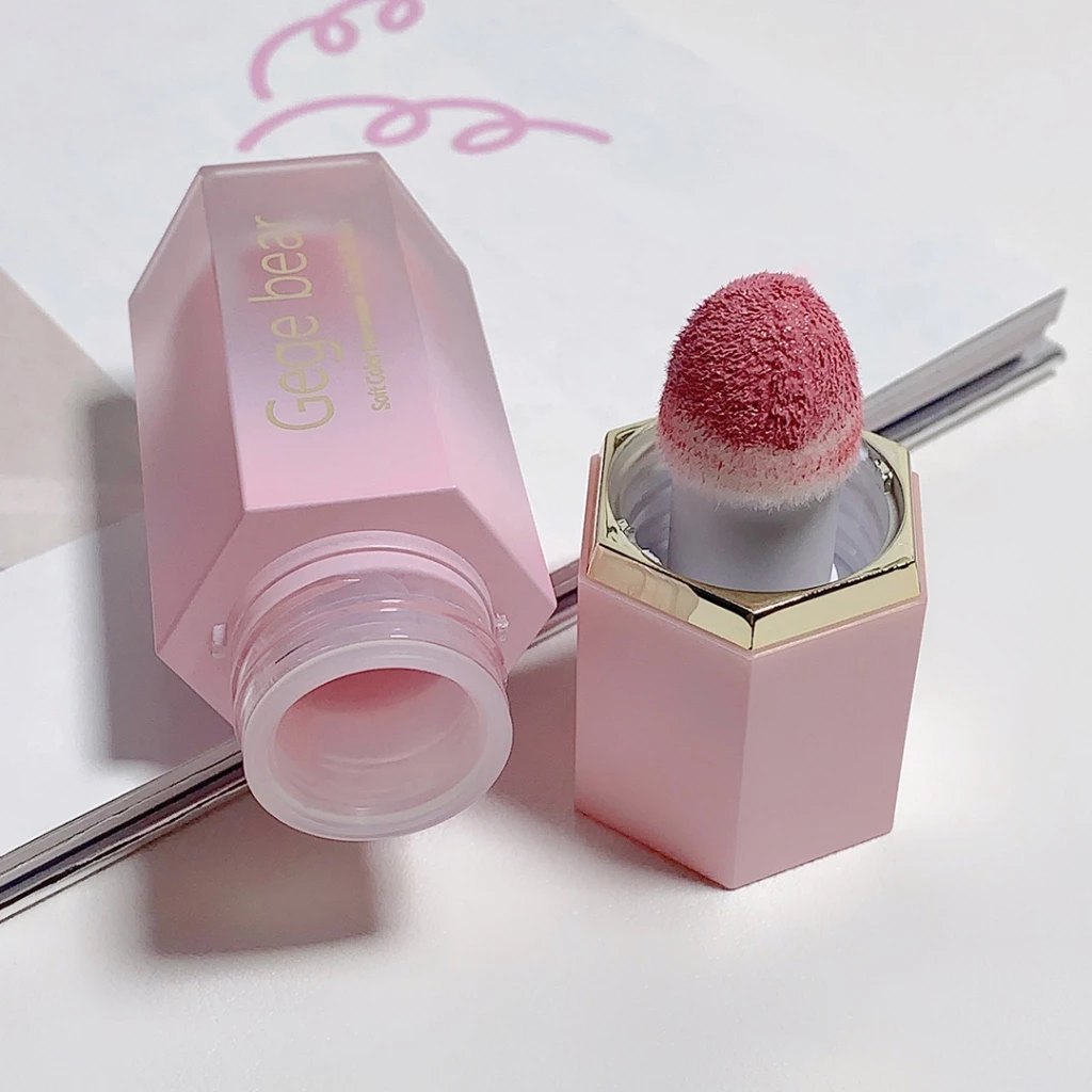 Gecomo บลัชออนเนื้อครีม เนื้อแมตต์กํามะหยี่ สีชมพู thumbnail 5