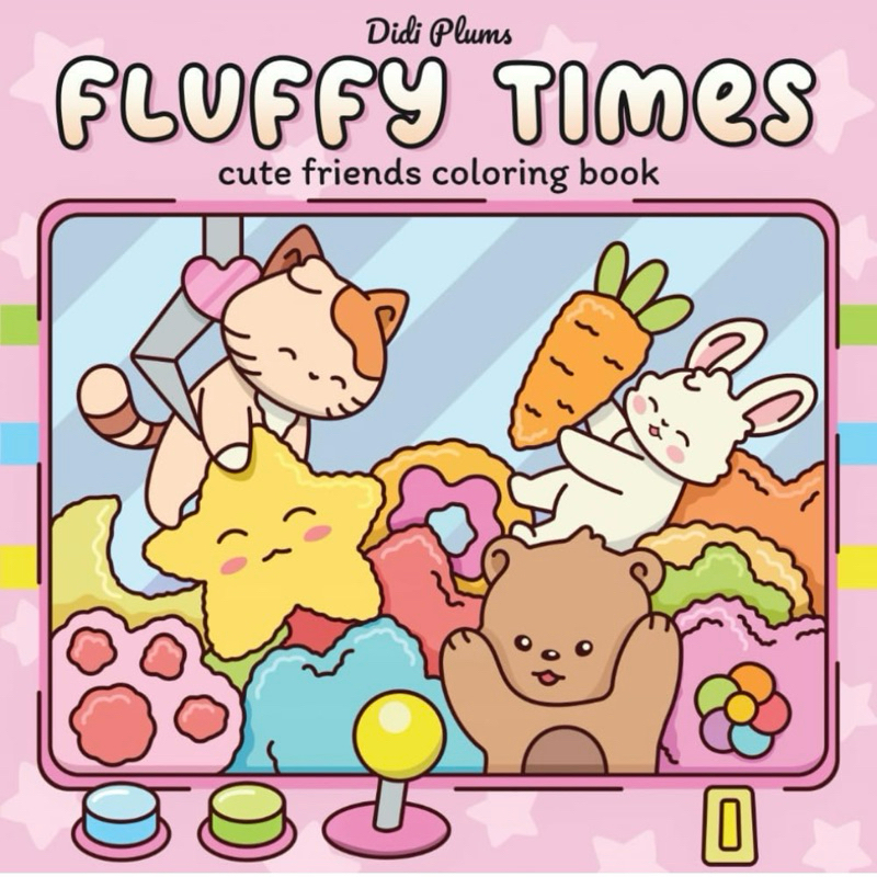สมุดระบายสี Fluffy Times 1-2 by Didi Plum