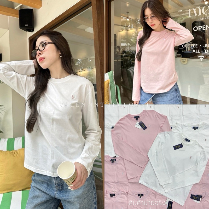 RL polo T-Shirt เสื้อยืดแขนยาว ลายใหม่ล่าสุด งานตามหาเลย น่ารักตรงปกตามแบบเลย