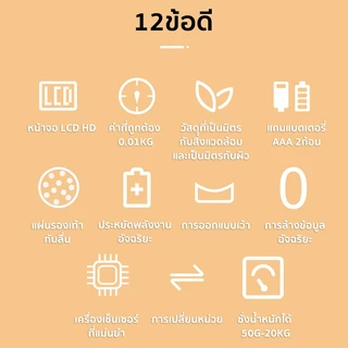 แม่และเด็ก พร้อมที่วัด!เครื่องชั่งน้ำหนักเด็ก รับน้ำหนักได้50กรัม ถึง 100 กิโลกรัม ทำความสะอาดง่าย ถอดประกอบได้พกพาสะดวก