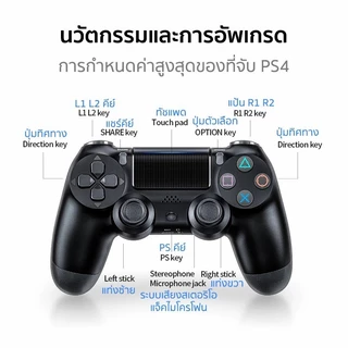 Riino จอยเกมส์ PC จอย จอยเกมส์มือถือ บลูทูธไร้สาย Wireless Controller JoyStick For PC/IOS/Android