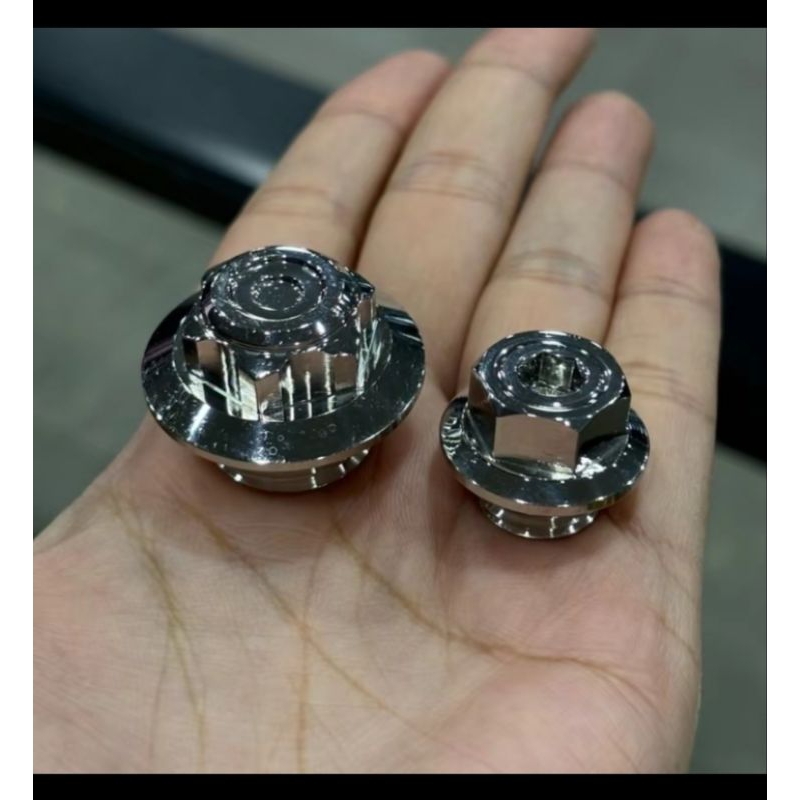 Forza อุดน้ำมันเฟืองก้นหอยลึก+ปิดจานไฟโกโร่(1 ชุด  2 ชิ้น)