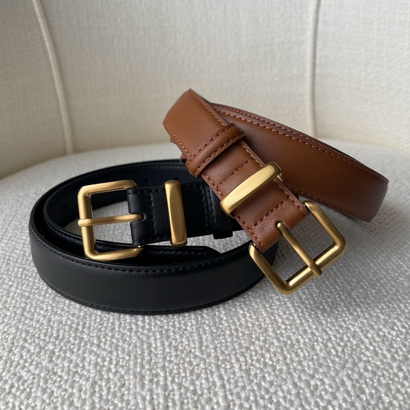 Melbourne Belt Basicselected เข็มขัดหนังแท้ เอว 23-32