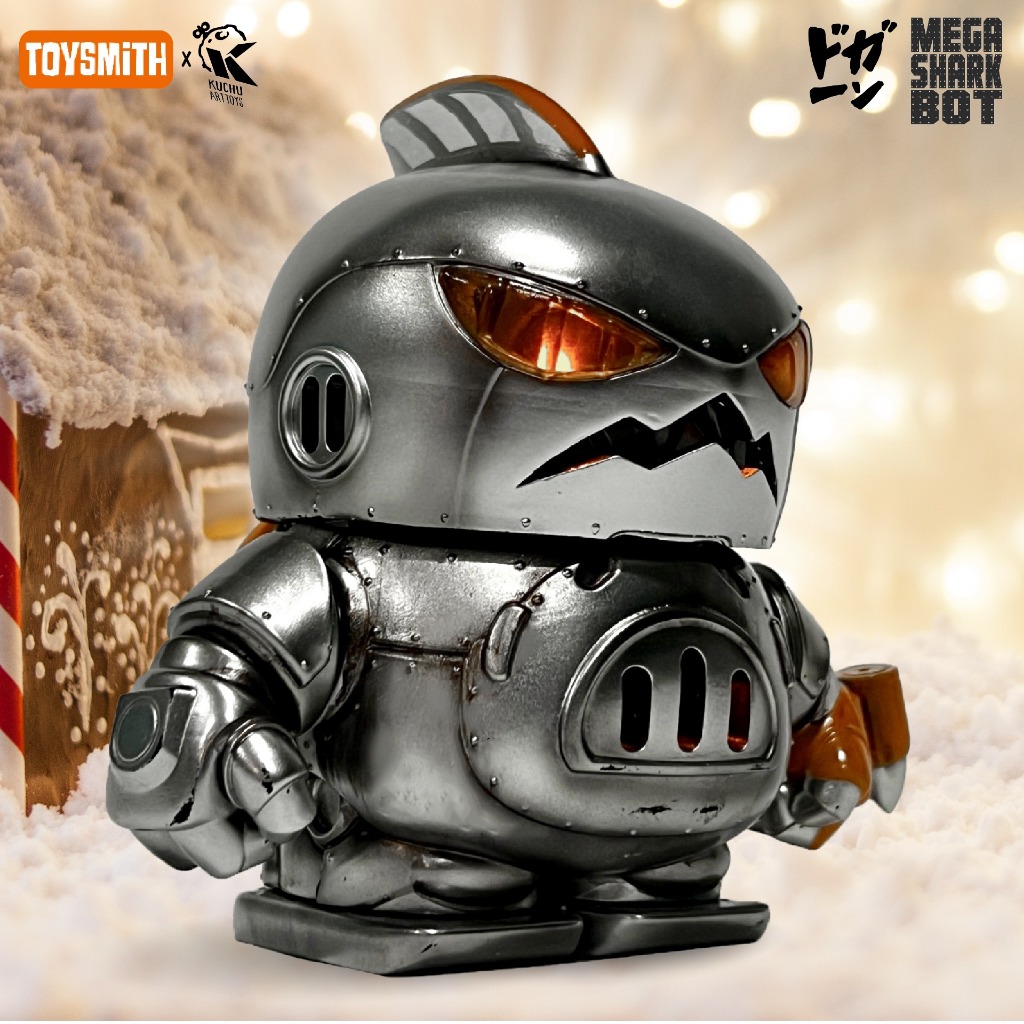 [สินค้าพร้อมส่งจากไทย] TOYSMITH x KUCHU ART MEGA SHARK BOT TOYS ภูมิใจเสนอ ART TOYS สัญชาติไทย