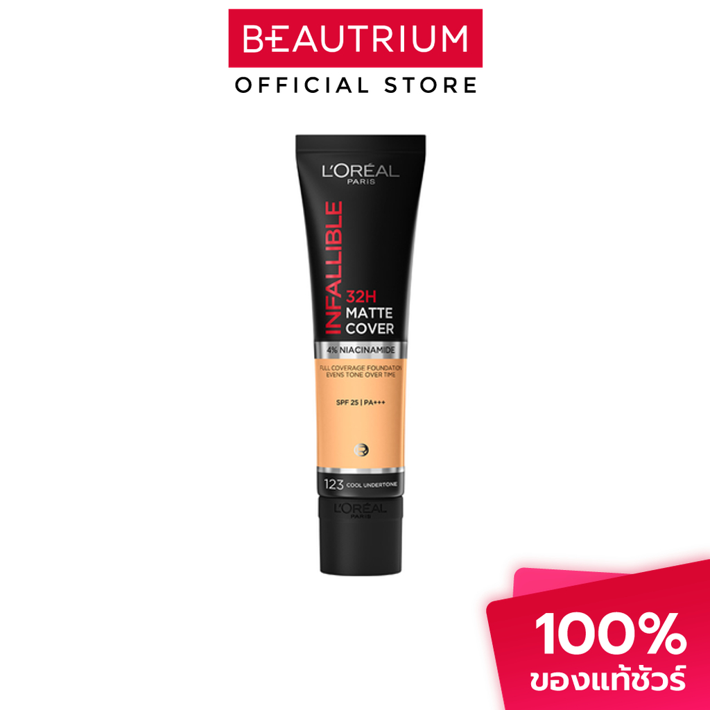 L'ORÉAL PARIS Infallible 32H Matte Cover SPF25 PA+++ รองพื้น 30ml - รูปที่ 4