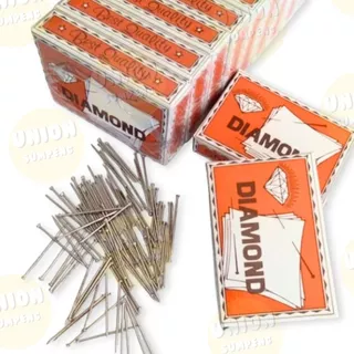 (USP)📍ถูกที่สุด📍(แพ็ค12กล่อง1,200ตัว) DIAMOND เข็มหมุดตะปูทำกระทง หมุดทำกระทง เข็มกระทง เข็มหมุด ตะปูเข็ม หมุดทำพานไหว้