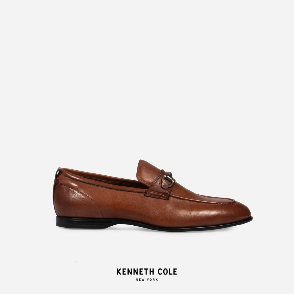 KENNETH COLE รองเท้าลำลองผู้ชายรุ่น NOAH BIT LOAFER COGNAC สีน้ำตาล ( CAS - KF44080LE-901 )