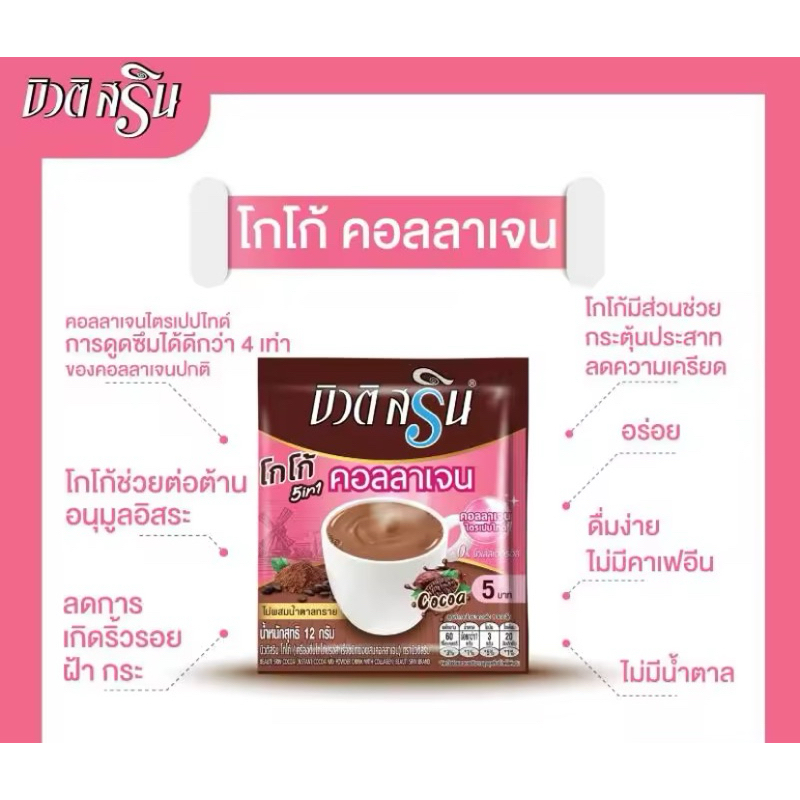 ของแท้ บิวติสรินโกโก้คอลลาเจน ผิวเนียนใสออร่าฉ่ำๆ ‍ แบ่งขายเป็นซอง