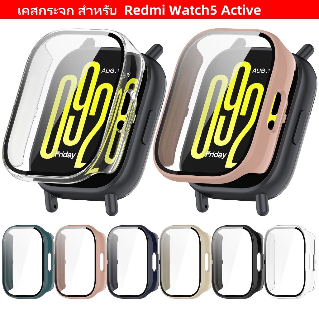 เคสกระจก สําหรับ  Redmi Watch5 Active สำรอง case Redmi watch 5 active เคสนาฬิกา Redmi watch5 active/