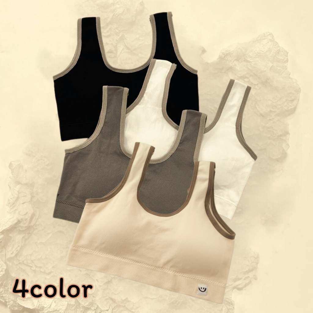 เสื้อซับในผู้หญิง B-135 เสื้อซับในสีสวย ผ้ายืดได้เยอะ ใส่สบาย มีฟองน้ำในตัว พร้อมส่ง 4สี