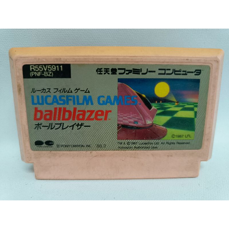 ตลับเกม FC เกม Ballblazer เกมแนว Puzzle สนุกๆ ตลับยุค90