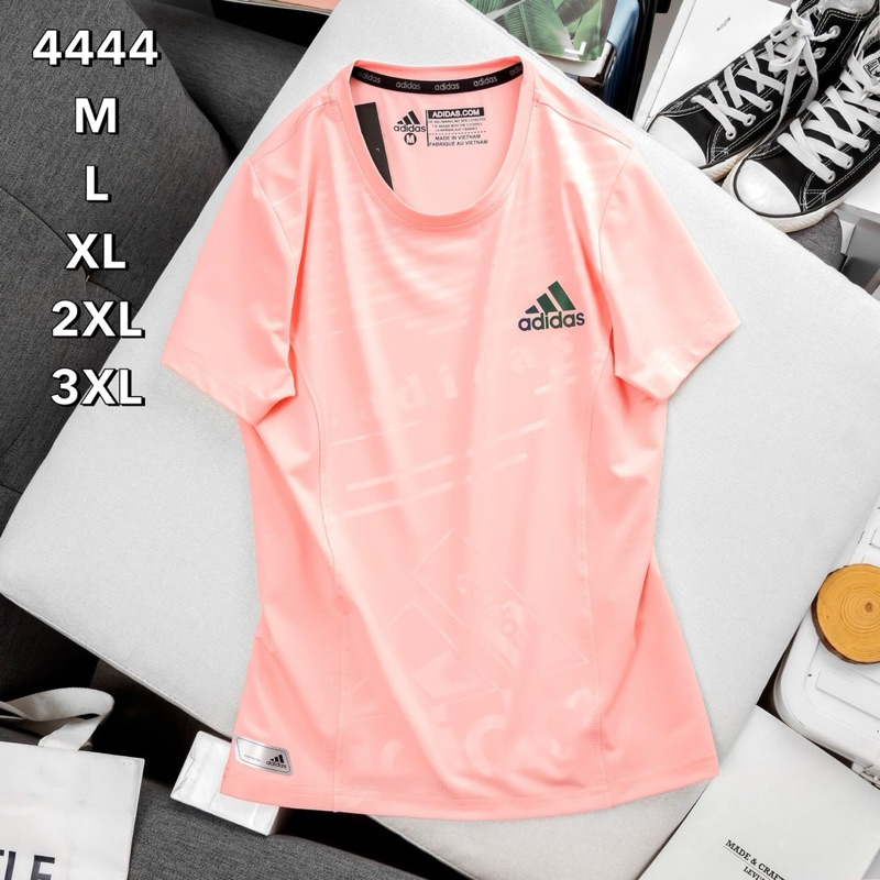 เสื้อยืดผู้หญิง คอกลมแขนสั้น ผ้าลื่นๆนิมๆ ADI01