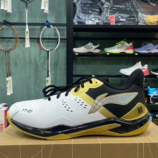 รองเท้าแบดมินตัน LI-NING Badminton Shoe : YUN TING 2024 Thunder Cloud AYZU017-4 Wide 4E