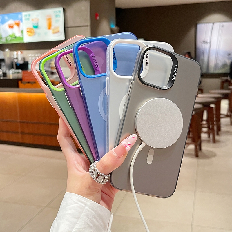 Gourde Case แม่เหล็ก ทุกรุ่น เคส ชาร์จไร้สาย สำหรับ iPhone 16 15 14 13 12 11 Pro Max 7Plus 8Plus X Xs Xr SE2