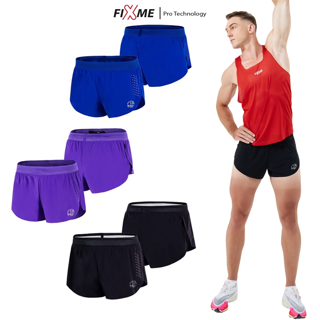 (เบาสุดขีด) กางเกงวิ่งขาสั้น 3นิ้ว กางเกงวิ่งสายความเร็ว Fixme