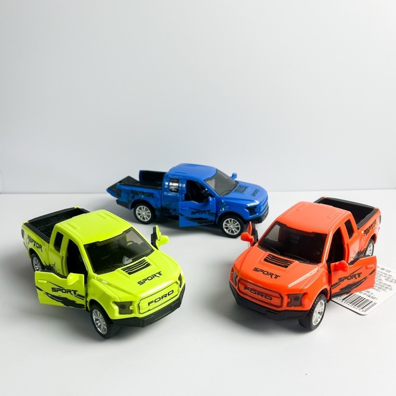 รถของเล่น รถกระบะโมเดล รถกระบะตำรวจดับเพลิง FORD FIRE - POLICE มีไฟ และ เสียง โมเดลสมจริง เปิดประตู ล้อหมุนได้ เล่นสนุก