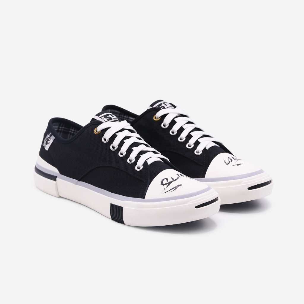 Breaker รุ่น ISUS-JAII รองเท้าผ้าใบเบรกเกอร์สนึกเกอร์ สี BLACK Size 38-45