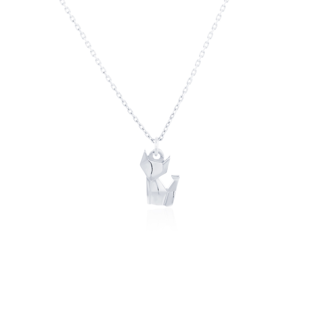 ORIGAMI LUCKY NECKLACE สร้อยคอพร้อมจี้ลายกระดาษพับ สัญลักษณ์แห่งความโชคดี และ ความสุข 13 ลาย