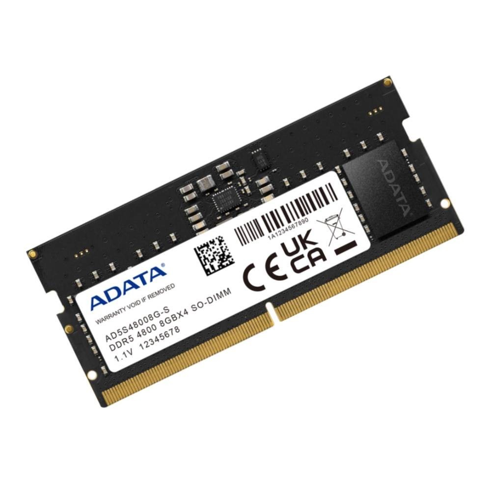 แรมโน้ตบุ๊ค 8GB / 16GB / 32GB ADATA Ram Notebook DDR5 8GB/4800MHz.CL40 (ADT-AD5S4800) SO-DIMM -Lifet