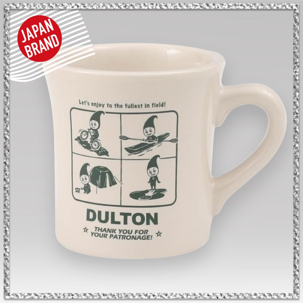 DULTON Mug FUN แก้วมัค สูง 90มม. กว้าง 120มม. ลึก 85มม. ความจุ 280ml【Direct from Japan】