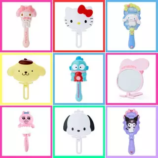 💜 แท้ 100% หวีแปรง Sanrio hairbrush 💙 กระจก Sanrio mirror หวีญี่ปุ่น กระจกตั้งโต๊ะ กระจกถือ คิตตี้ Kitty Mirror