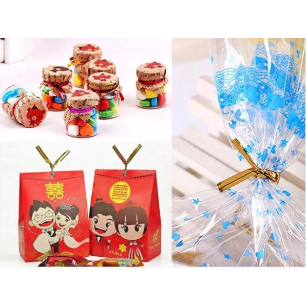 AT.MALL💖 ลวดสีมัดปากถุงขนม/ของขวัญ! 🎀 ใช้ตกแต่งงาน DIY ก็ได้! มี 6 สีสวยๆ ให้เลือก! (พร้อมส่ง) - รูปที่ 7