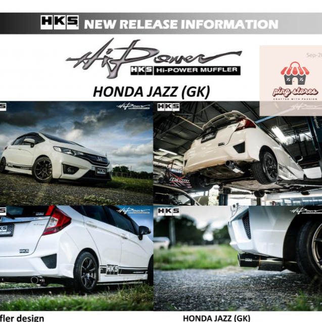 ท่อ HKS Honda Jazz GK เครื่อง L15A1
