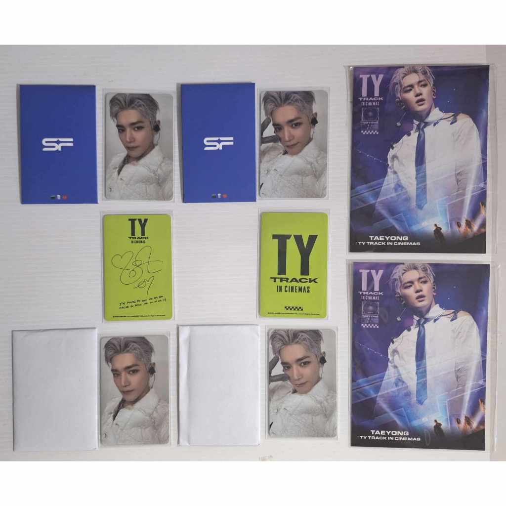 การ์ดสะสม จาก อี แท-ยง  TAEYONG TY TRACK IN CINEMARS แทยง ของเมเจอร์และSF  น่าเก็บสะสม ใส่ซองแก้วให้