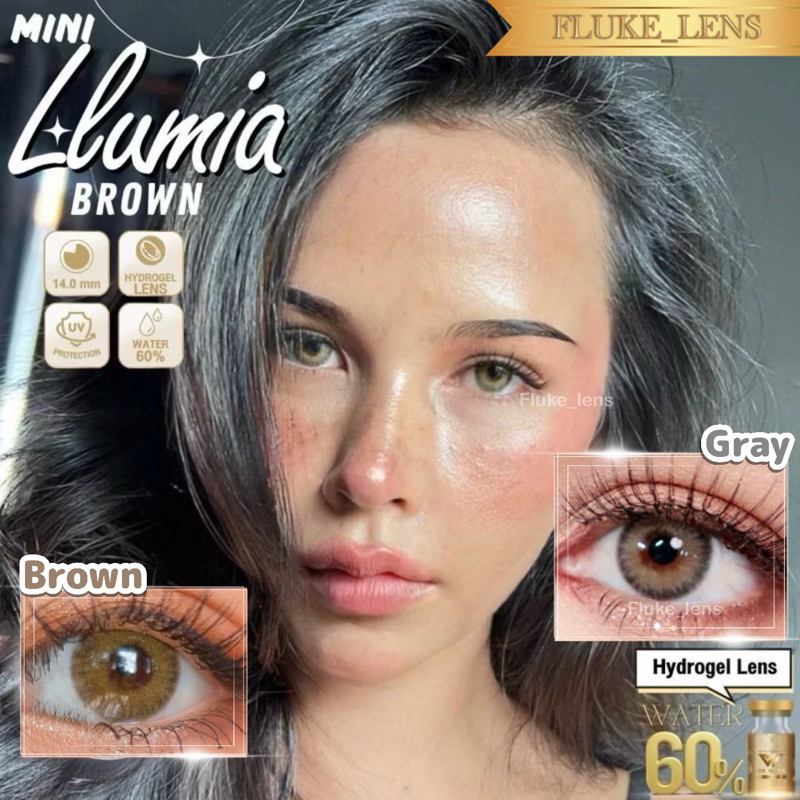 คอนแทคเลนส์ Hydorgel อมน้ำ60%💦 Mini Llumia ใส่สบายจริง🌟 กรองแสงสีฟ้า/UV ผลิตที่เกาหลี we wink