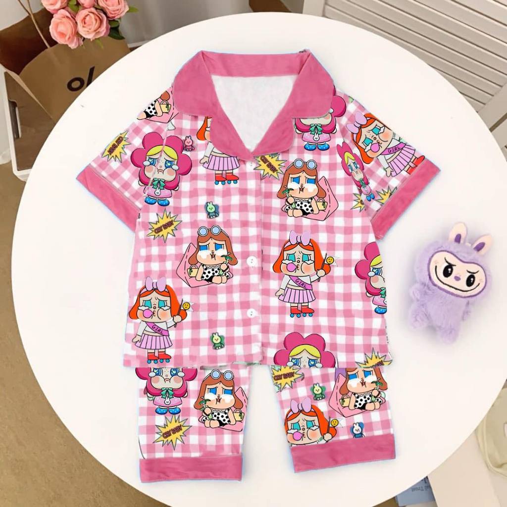 พร้อมส่ง น59-น62 3840 ชุดนอนตาราง