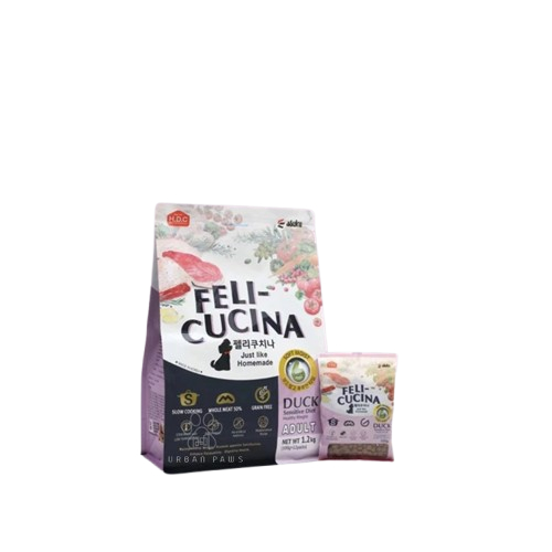 อาหารสุนัข Felicucina - Duck สูตรเนื้อเป็ด เม็ดนิ่มนำเข้าจากเกาหลี 1.2 kg