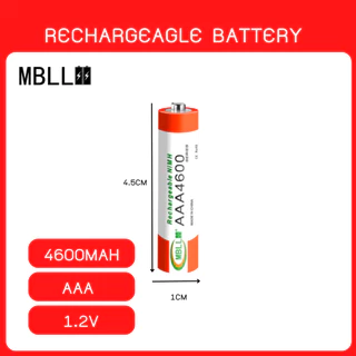 ถ่านชาร์จMBLL AA/AAA 4900/46000 mAh NIMH Rechargeable Battery （4ก้อน8ก้อน）