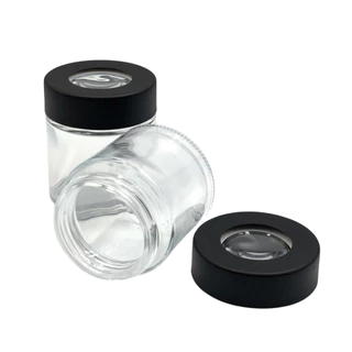 กระปุกโหลใส พร้อมแว่นขยาย ขนาด 3 oz. / 4 oz. Storage Jar with Magnifying Glass Size 3 Oz. / 4 Oz.