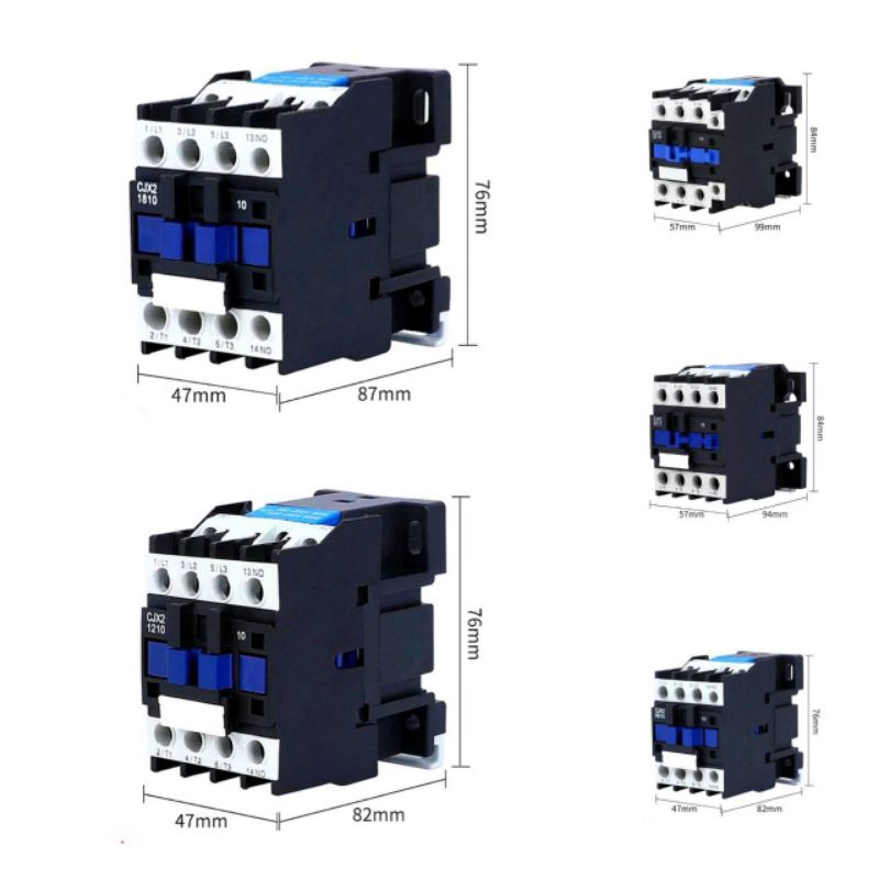 แมกเนติก คอนแทคเตอร์ และ โอเวอร์โหลด รุ่น CJX2 และ LR2 AC Magnetic Contactor  220V/380V รูปที่ 6