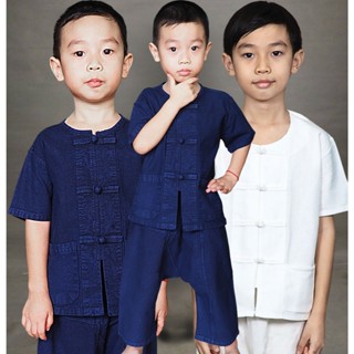 เสื้อ หม้อฮ่อม แท้ ชุดขาว เด็ก อายุ 1-15 ปี และเด็กโตถึง ผู้…