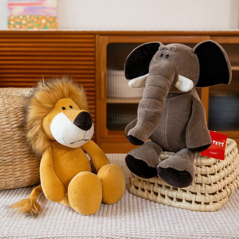 ตุ๊กตาจำลองสัตว์ป่าอัดเสียงพูดได้ขนาด35cm