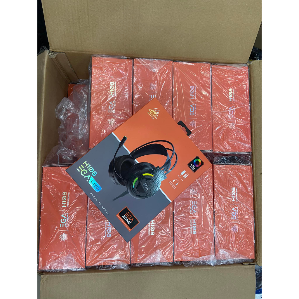 ส่งจากไทย EGA H108 H109 GAMING HEADSET หูฟังเกมมิ่ง LITE H-108 H-109 ประกัน 1 ปี