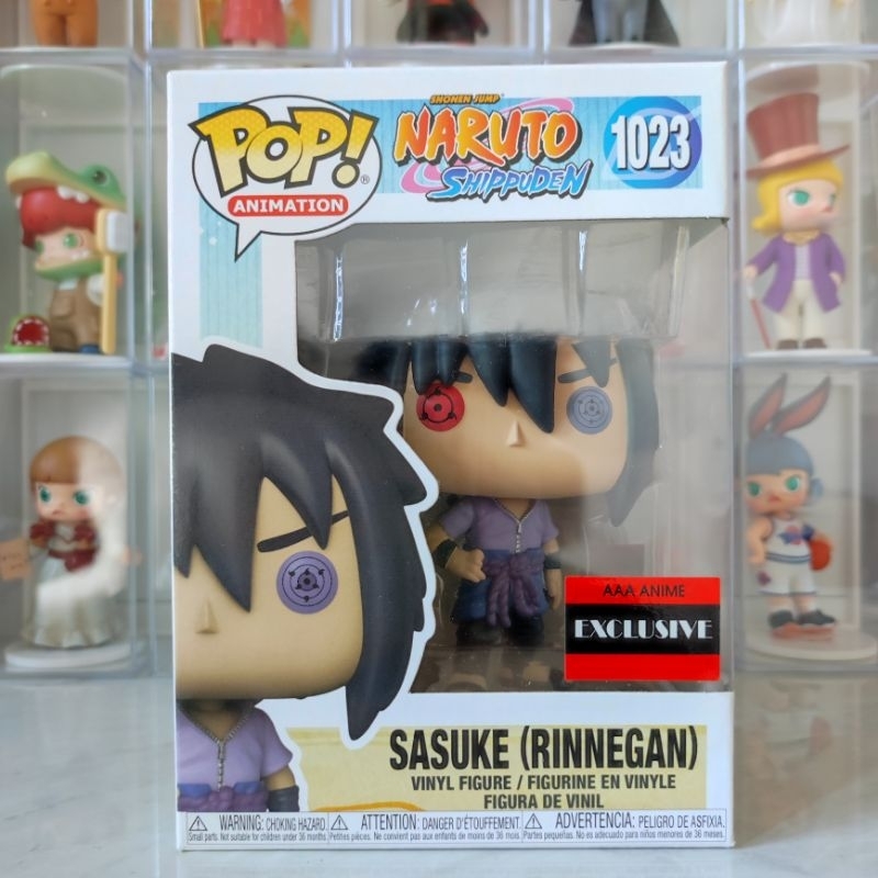 Funko Pop! NARUTO SHIPPUDEN - Sasuke (Rennegan)  #1023 ของแท้100% AAA Anime Exclusive Sticker กล่อง[