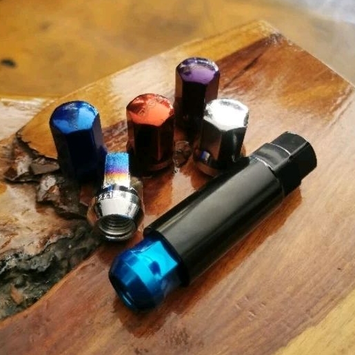 🚩12.12(ร้านค้าส่งไว)​น็อตล้อรถยนต์ซิ่ง​ เกลียว1.25​ เบอร์17 น็อตทรง​ Rays - รูปที่ 2