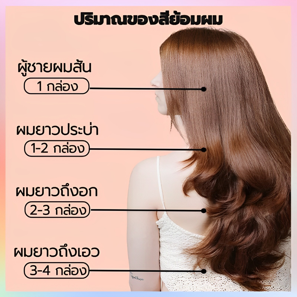 ซื้อ 1 แถม 1🌸ซื้อ 100ml รับฟรี 100ml🌸STYLE FIT สีย้อมผม สีน้ำตาลเบจ ยาย้อมผม ใช้ง่ายย้อมสีง่าย ปิดผมขาว สีติดทนนาน สีผม - รูปที่ 3