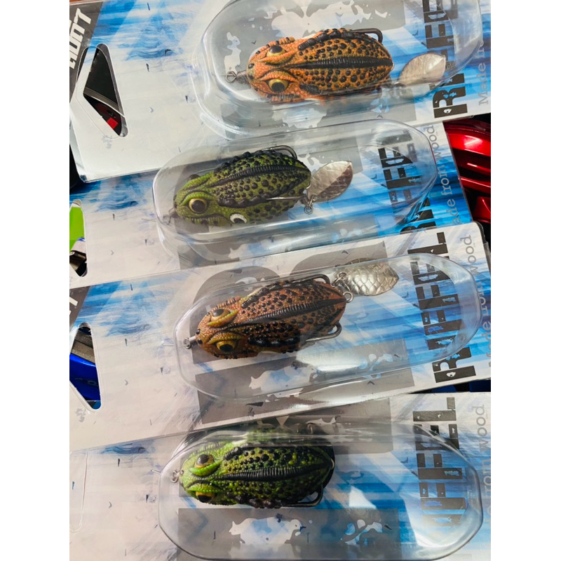 กบยาง Riffle lure 10กรัม ยาว 5.1เซน