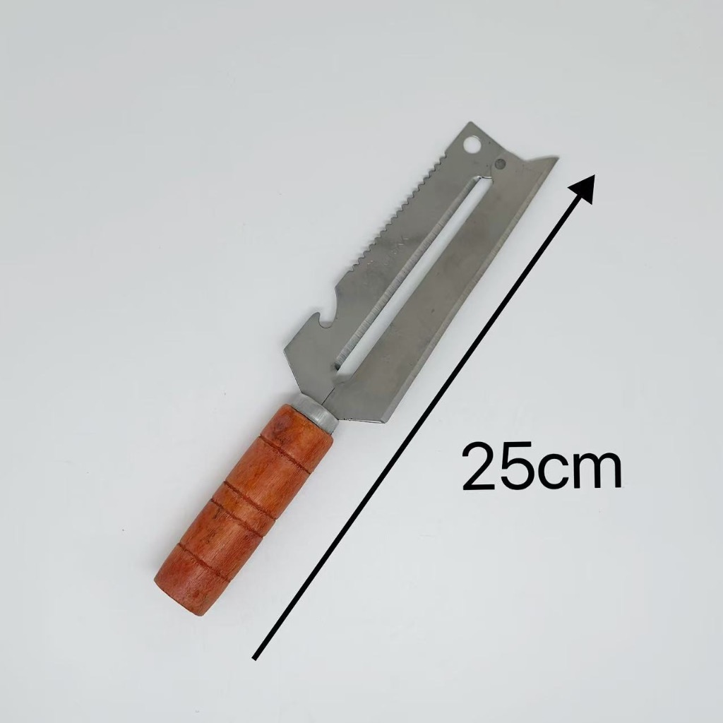 มีดสองคม รุ่นใหญ่ มีดกีวี สองคม มี2แบบ ซ้าย ขวา มีดทำครัว มีดปอกผลไม้ สองคมสแตนเลส - รูปที่ 2