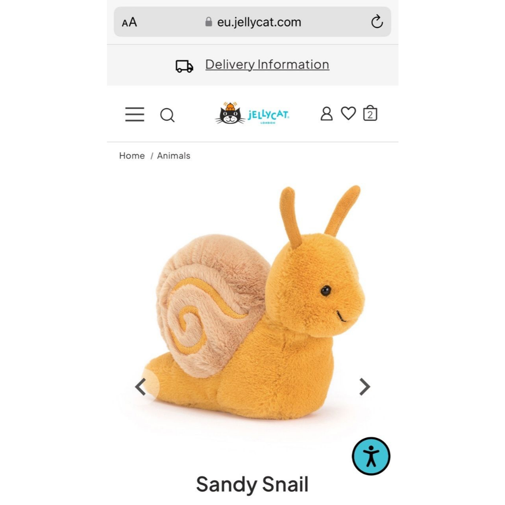 jellycat sandy snail